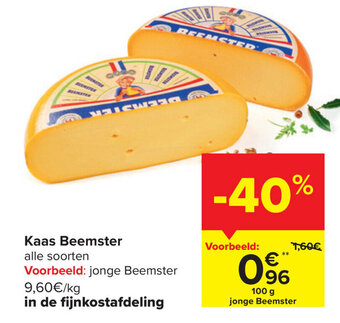 Carrefour Market Beemster kaas 100G aanbieding