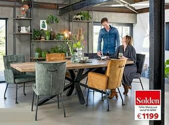 Henders & Hazel Tafel metaluxe aanbieding