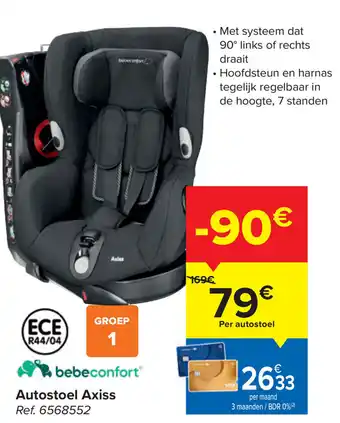 Bebeconfort autostoel Axiss ref. 6568552