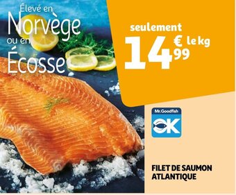 Auchan Filet De Saumon Atlantique aanbieding