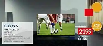 Selexion Sony uhd oled tv scxr65a84j aanbieding