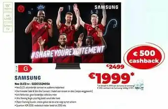 Exellent Samsung neo qled tv - sqqe55qn95a aanbieding