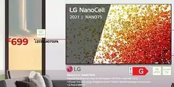 Exellent Lg nanocell tv lq55nano756pa aanbieding
