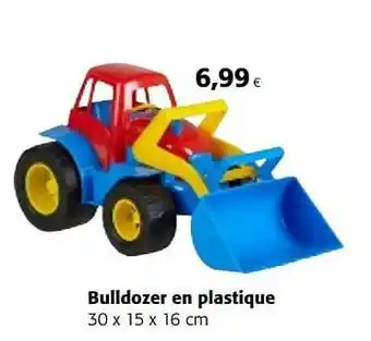 Bulldozer en plastique