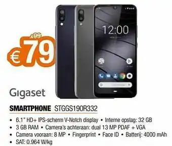 Expert Gigaset smartphone stggs190r332 aanbieding