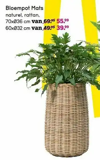 Bloempot mats