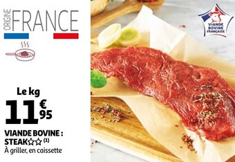 Auchan Viande Bovine: Steak aanbieding