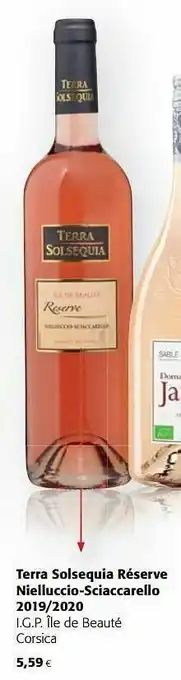 Colruyt Terra solsequia réserve nielluccio-sciaccarello 2019-2020 i.g.p. île de beauté corsica aanbieding