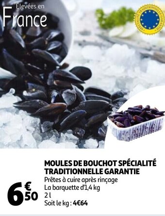 Auchan Moules De Bouchot Specialite Traditionnelle Garantie aanbieding