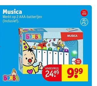 Kruidvat Musica bumba aanbieding