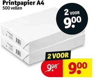 Kruidvat Printpapier a4 aanbieding