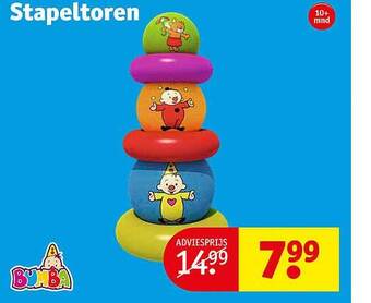 Kruidvat Stapeltoren bumba aanbieding