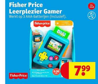 Kruidvat Fisher price leerplezier gamer aanbieding