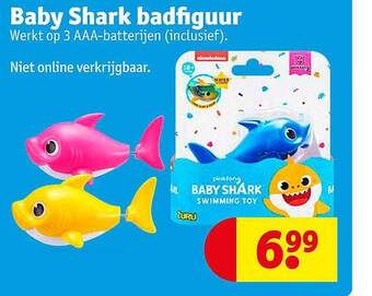 Kruidvat Baby shark badfiguur aanbieding
