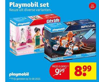 Kruidvat Playmobil set aanbieding