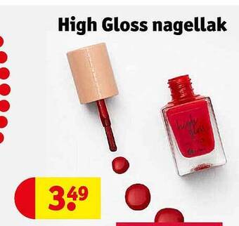 Kruidvat High gloss nagellak aanbieding