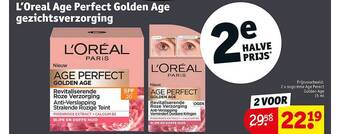 Kruidvat L'oreal age perfect golden age gezichtsverzorging aanbieding