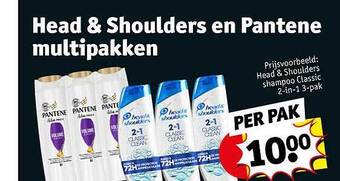 Kruidvat Head & shoulders en pantene multipakken aanbieding
