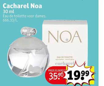Kruidvat Cacharel noa 30 ml aanbieding