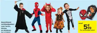 Carrefour Market Assortiment Verkleedpakken voor Heren, Dames en Kinderen aanbieding