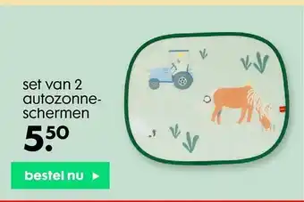 HEMA Set Van 2 Autozonneschermen aanbieding