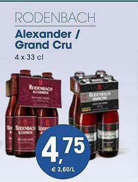 Prik en Tik Rodenbach Alexander - Grand Cru aanbieding