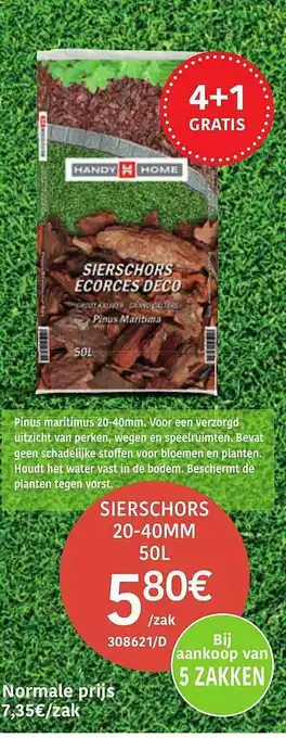 HandyHome Sierschors 20-40mm 50l aanbieding