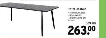 GAMMA Tafel Joshua aanbieding