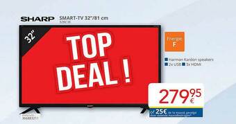 Eldi Sharp Smart-tv 32 aanbieding