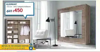 De Prijzenklopper Kleerkast 215 Cm aanbieding