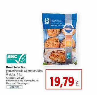 Colruyt Boni Selection Gemarineerde Zalmtournedos aanbieding