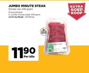 Jumbo Jumbo Minute Steak aanbieding