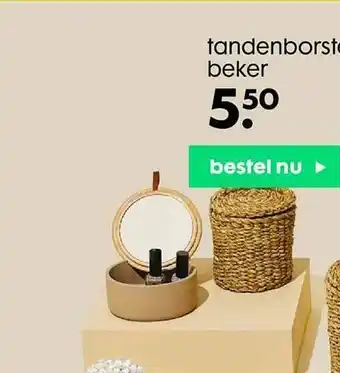 Tandenborstels Beker