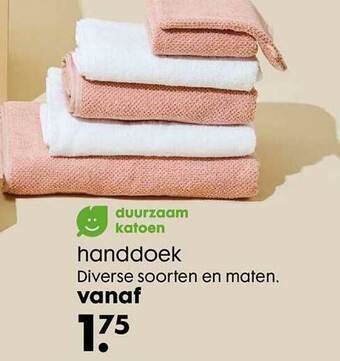 HEMA Handdoek aanbieding