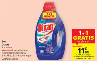 Carrefour Market Set Dixan 4 Soorten aanbieding