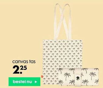 HEMA Canvas Tas aanbieding