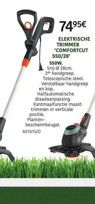 HandyHome Elektrische Trimmer 'comfortcut 550-28' Gardena aanbieding