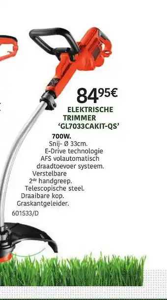 HandyHome Elektrische Trimmer 'gl7033cakit-qs' Black+decker aanbieding
