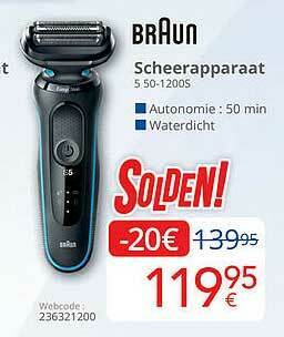 Eldi Braun Scheerapparaat aanbieding