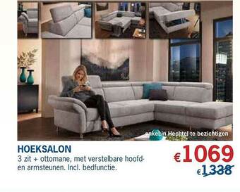 De Prijzenklopper Hoeksalon aanbieding