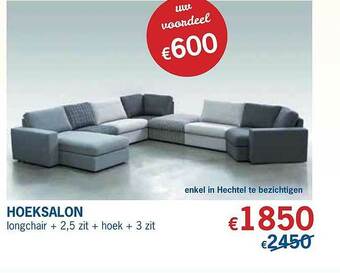 De Prijzenklopper Hoeksalon aanbieding