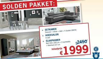 De Prijzenklopper Eetkamer, Hoeksalon, Slaapkamer aanbieding