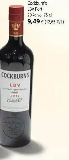 Colruyt Cockburn's Lbv Port aanbieding