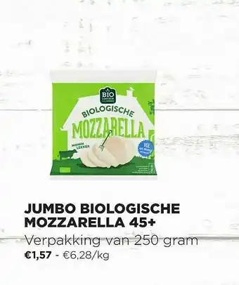 Jumbo Biologische Mozzarella 45+
