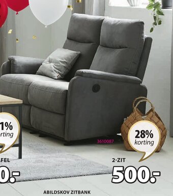 Jysk Abildskov Zitbank aanbieding