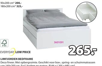 Jysk Limfjorden Bedframe aanbieding