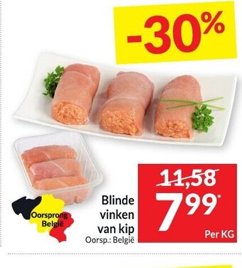 Intermarché Blinde vinken van kip aanbieding