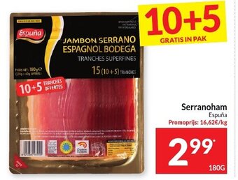 Intermarché Serranoham aanbieding
