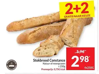 Intermarché Stokbrood Constance aanbieding
