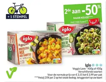 Intermarché Iglo Veggie Love aanbieding